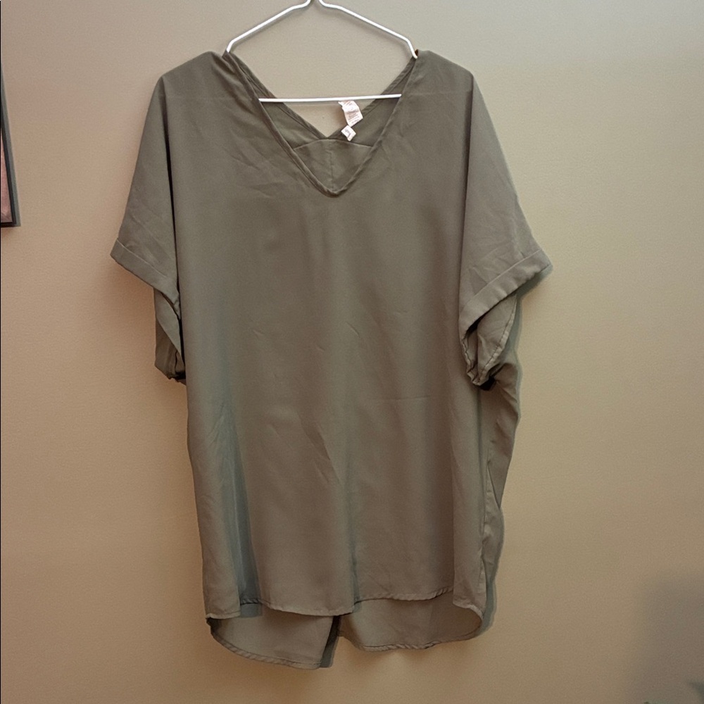 Japna Sage Green Women's Tunic Top